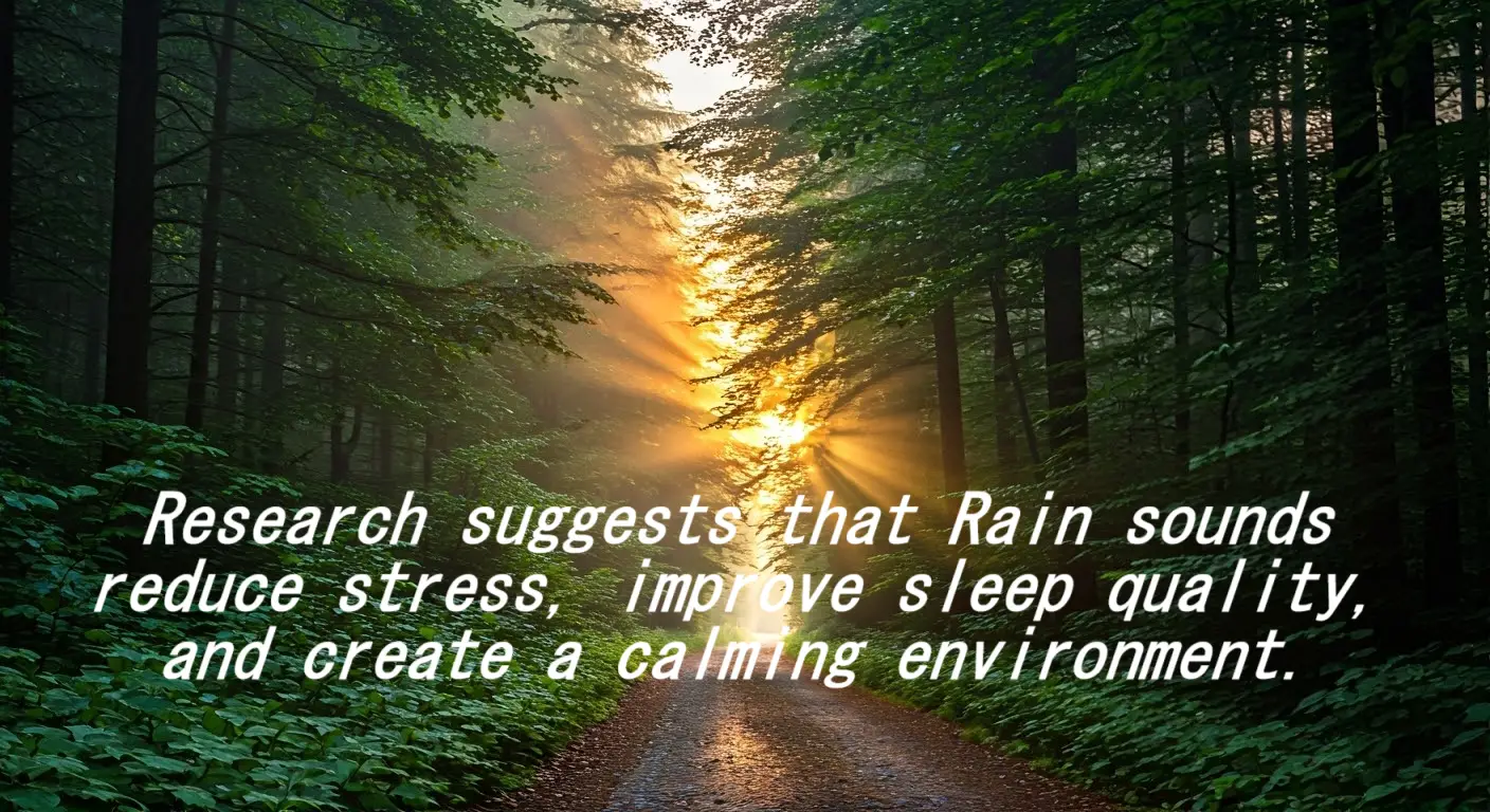 Rain Sound for Deep sleep & Reduce Stress